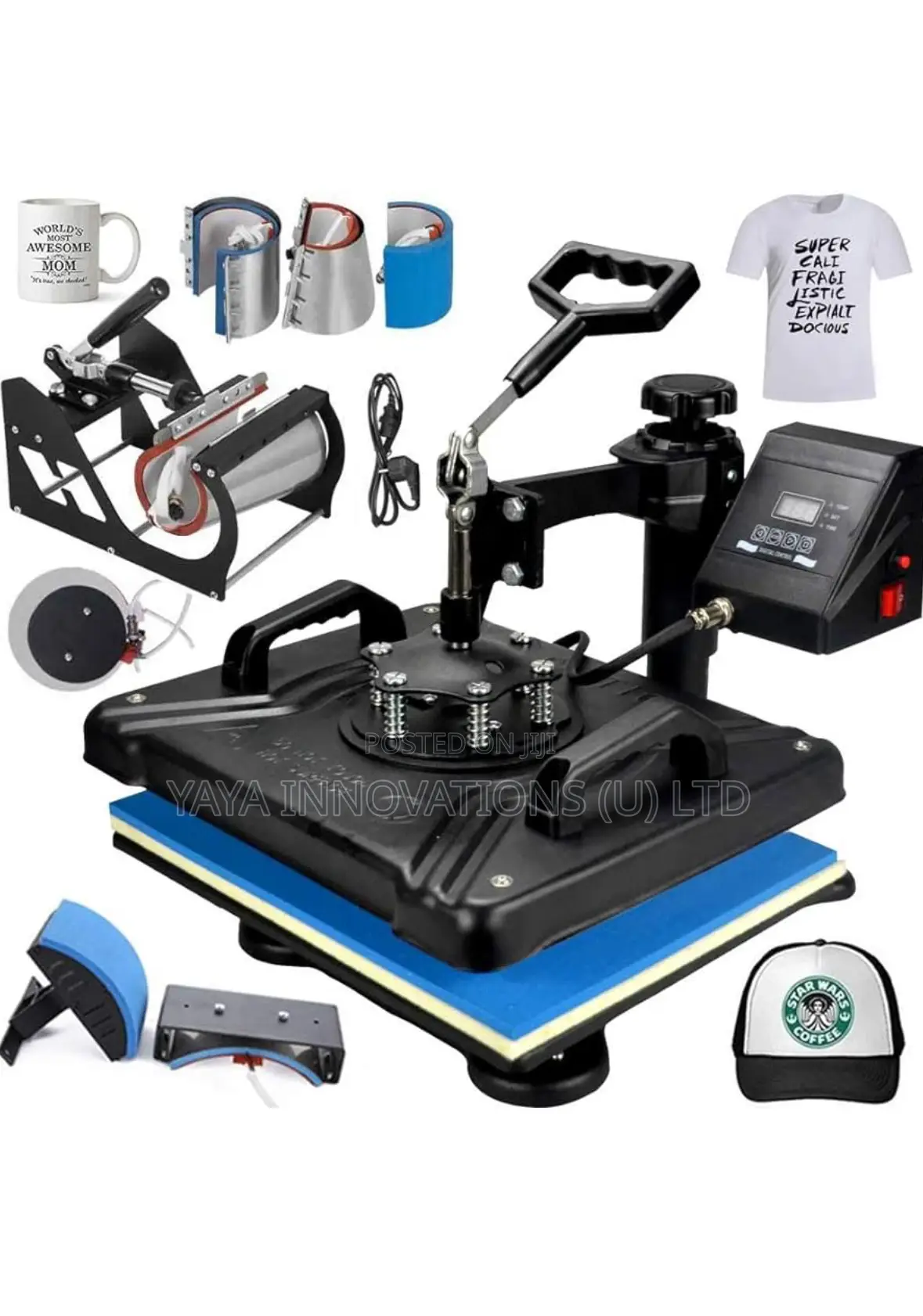 Heat Press Machine Hot Presser Combo