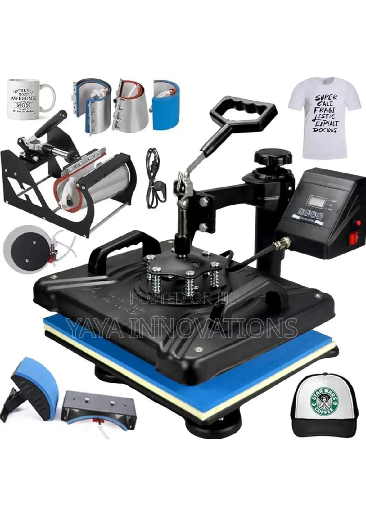 Heat Press Machine Hot Presser Combo