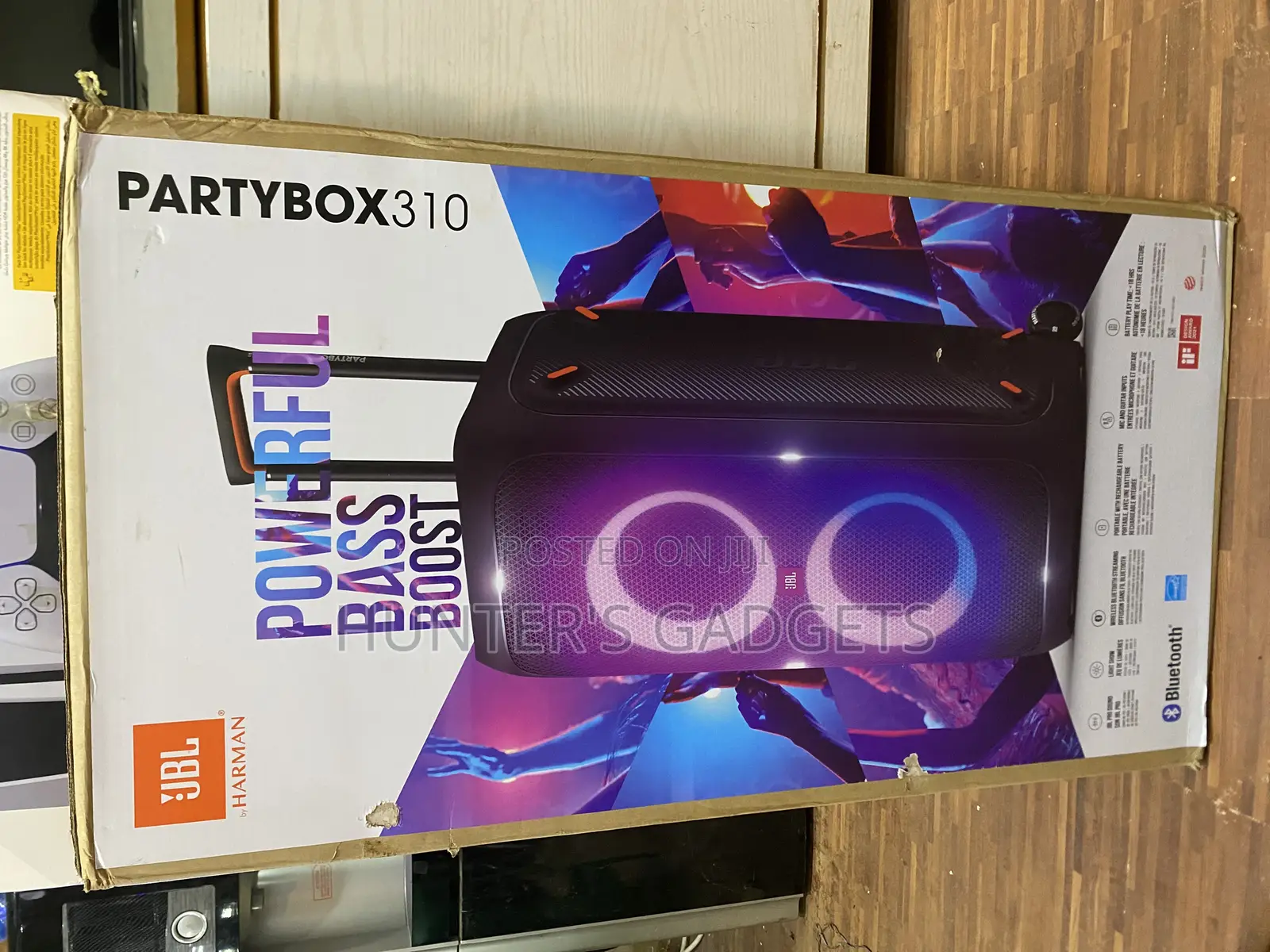 JBL Party Box 310 Bluetooth Rechargeable Powerful Speaker