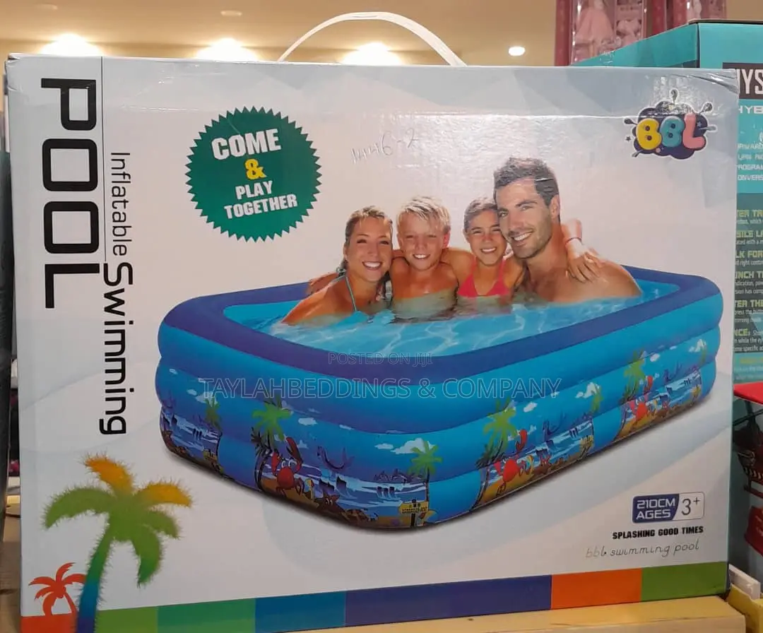 Pool Inflatable Family Pool Rectangular Swimming Pool