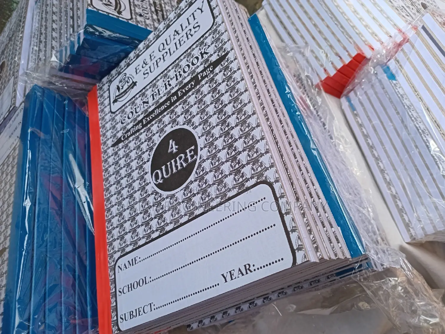 4 Quire Counter Books