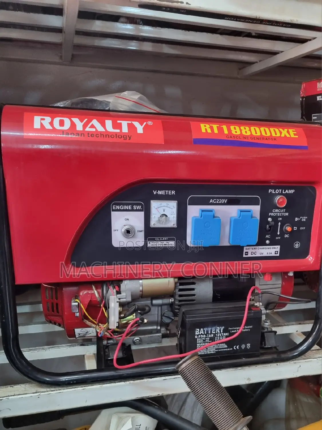 Royality Generator Key Start Uses Petrol