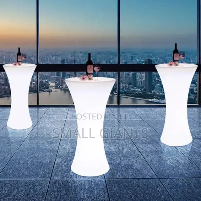 Waterproof LED Cocktail High Table