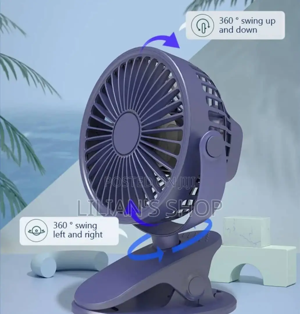 Tabletop Portable Rechargeable Fan