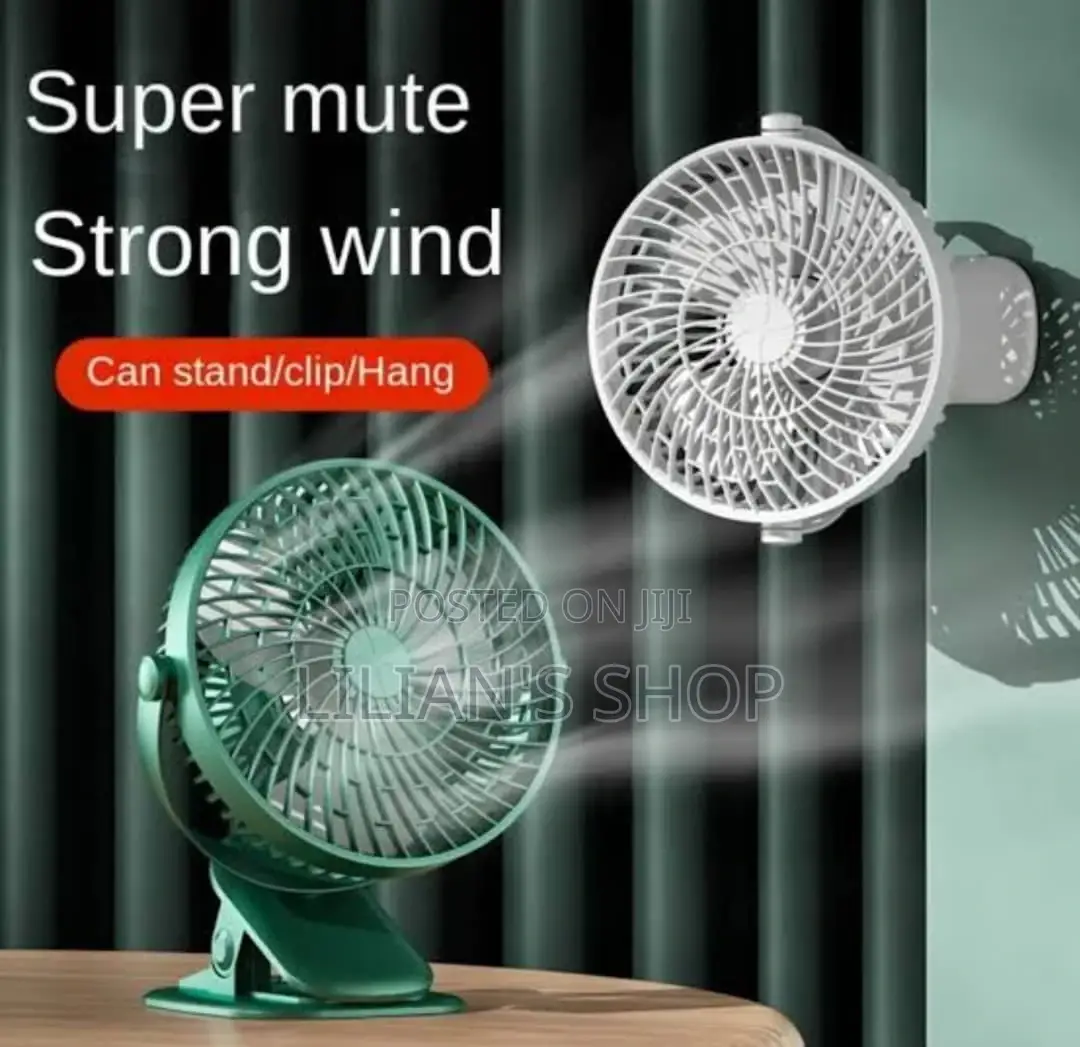 Tabletop Portable Rechargeable Fan