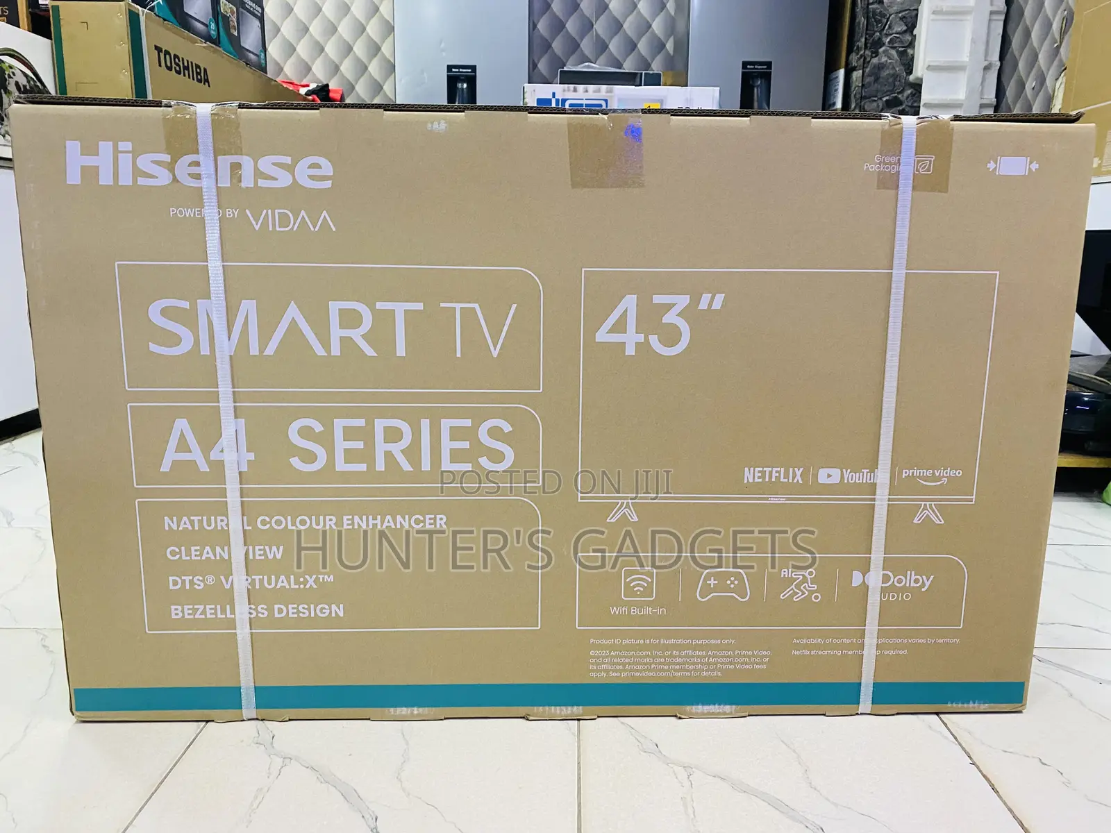 Hisense Brand New 43 Inch Smart Frameless Digital A4 Series