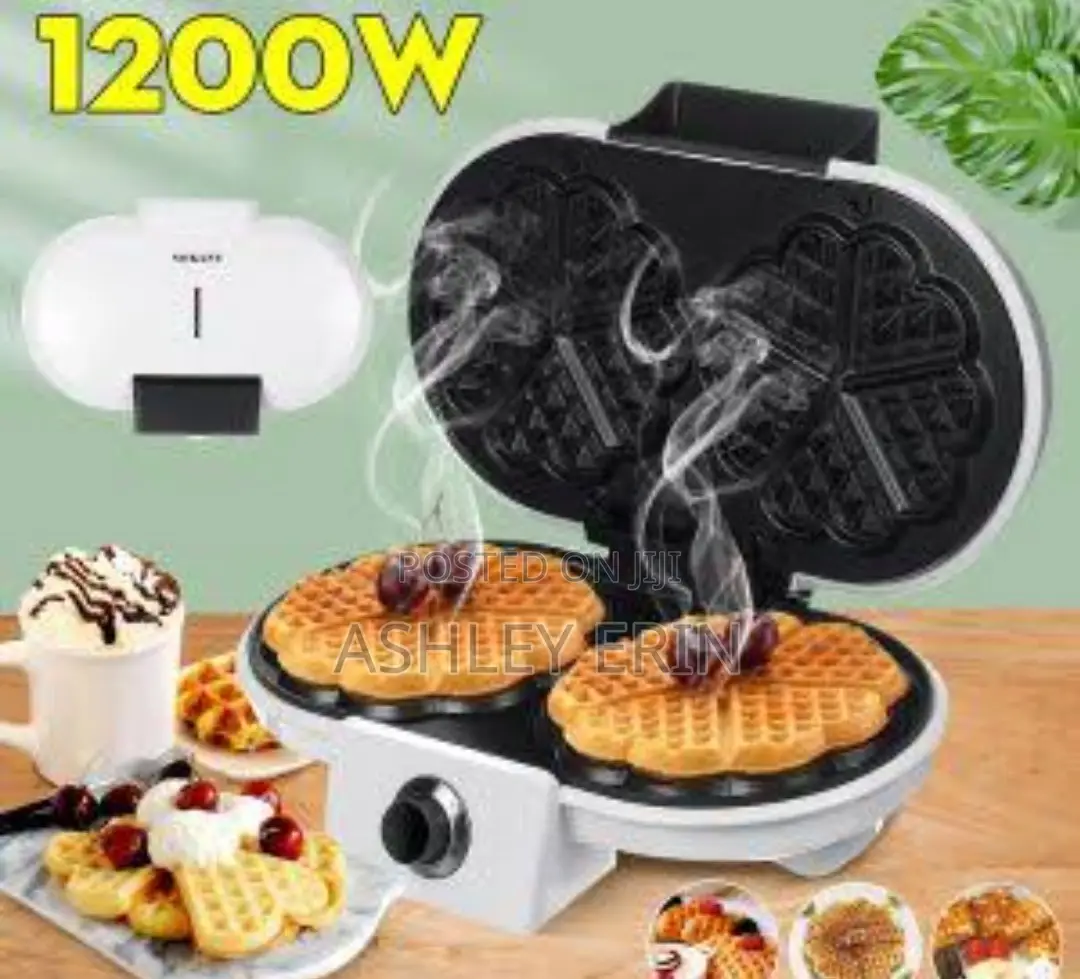 Sokany 220v 1200W Electric Double Side Waffle Maker