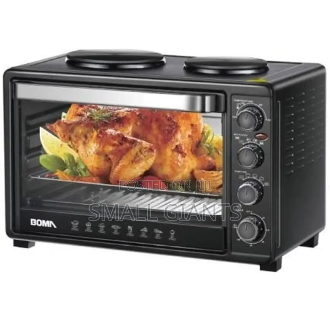 Boma 50 Litres Electric Grill Oven Cooker With 2 Hot Plates