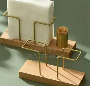 Table Wooden Tissue Holder