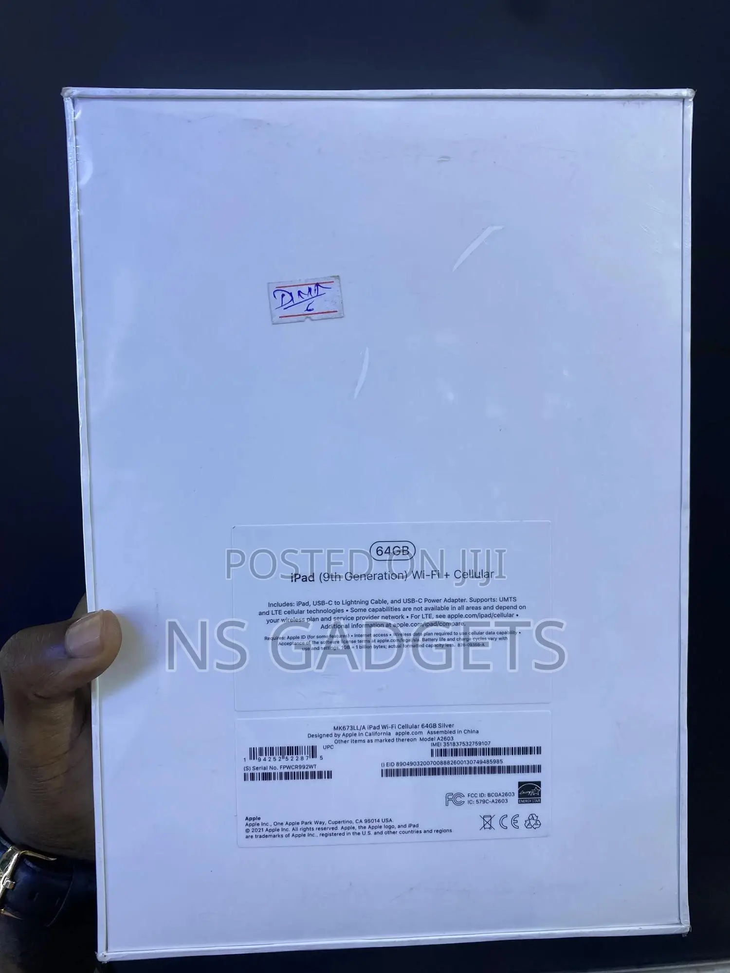 New Apple iPad Wi-Fi 64 GB Gray