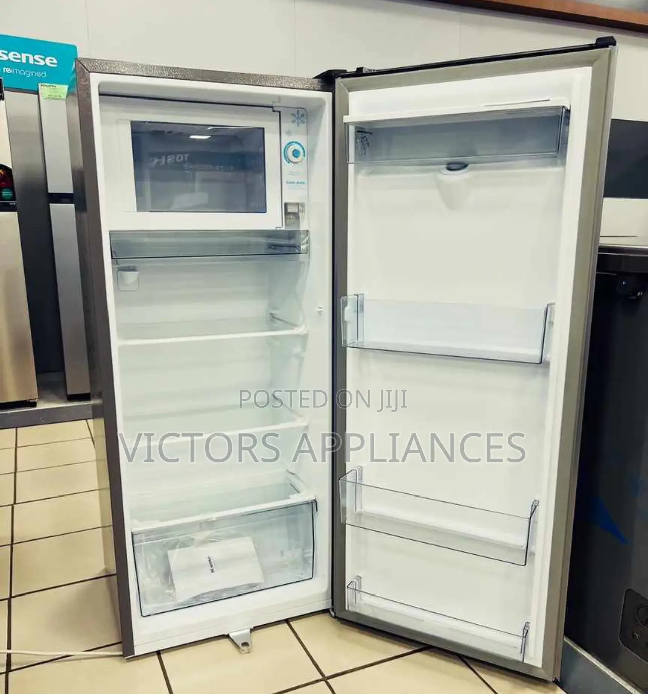 Brand New Hisense 229liters Single Door Fridge Wt Dispenser