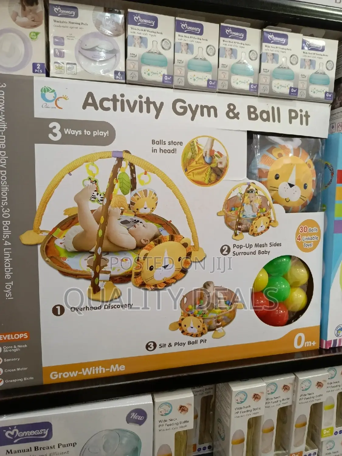 3in1 Cartoon Infant Activity Gym and Ball Pit