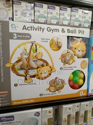 3in1 Cartoon Infant Activity Gym and Ball Pit