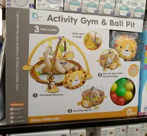Baby Infant Cartoon Activity Gym And Ball Pit