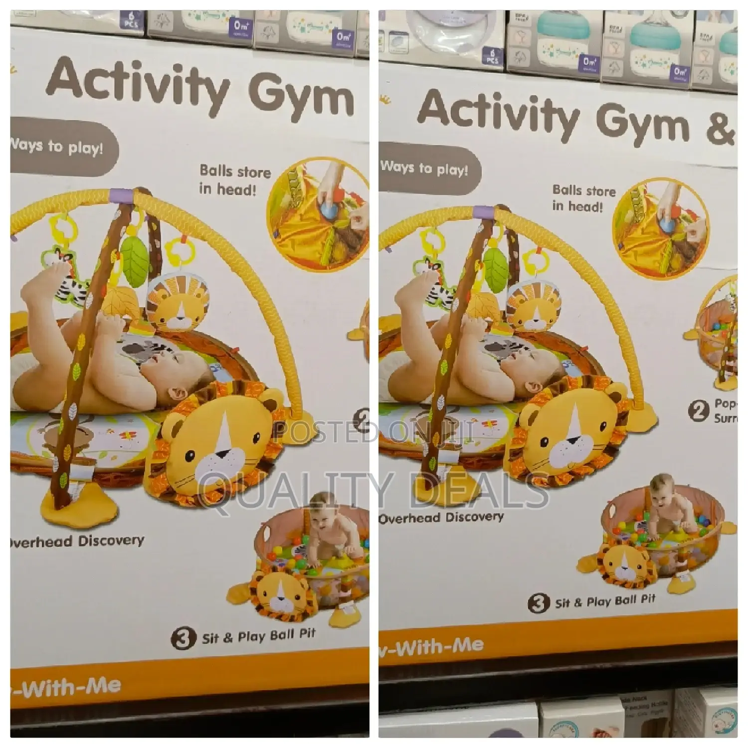 Baby Infant Cartoon Activity Gym And Ball Pit
