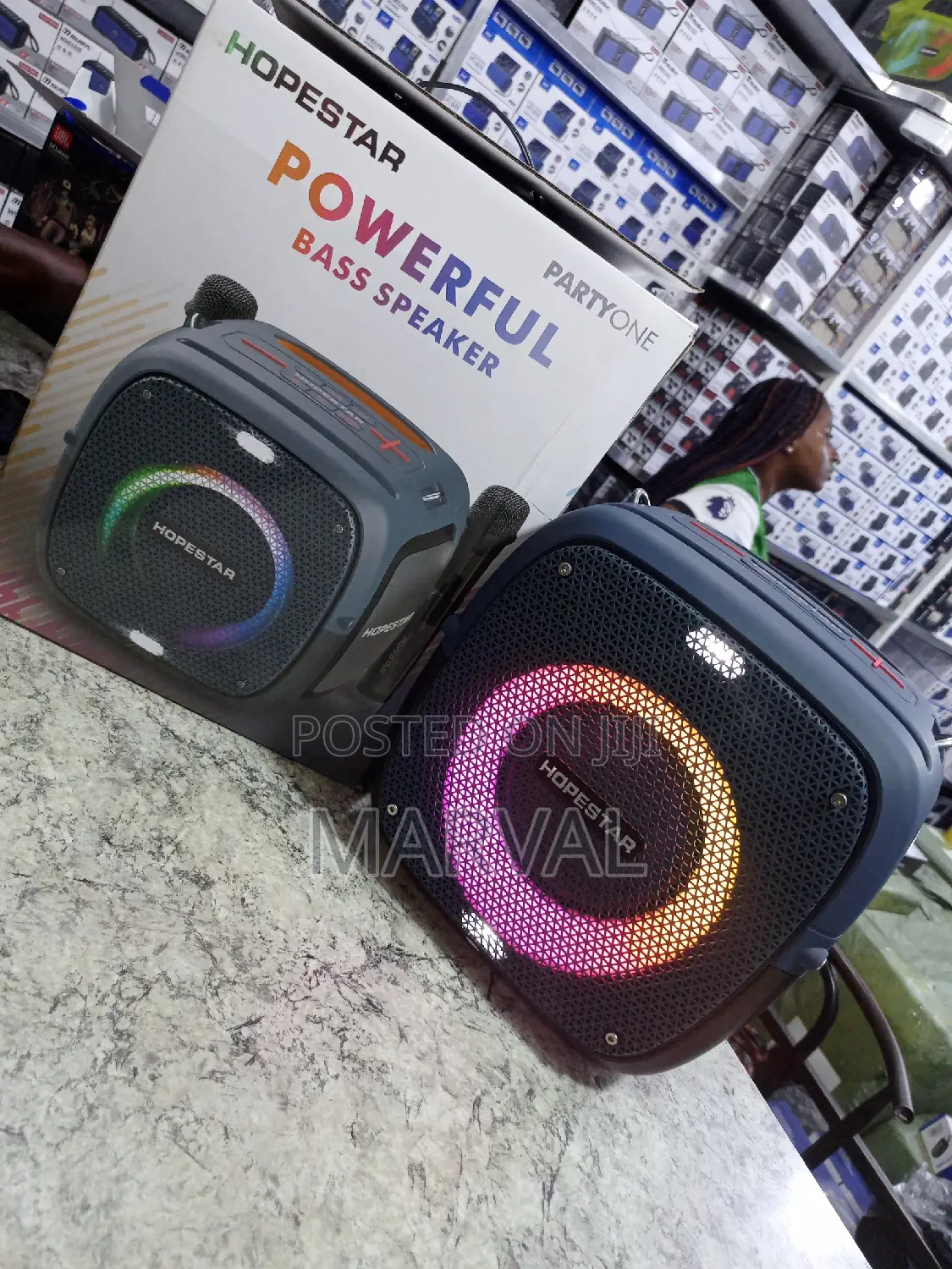 Hopestar Party One RGB Lighting Wireless Bluetooth Speaker