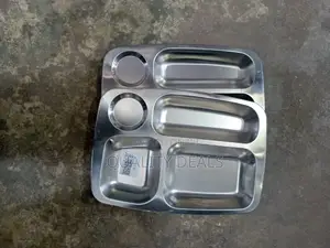 Stainless Steel Divided Food Section Tray