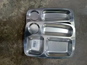 Stainless Steel Divided Food Section Tray