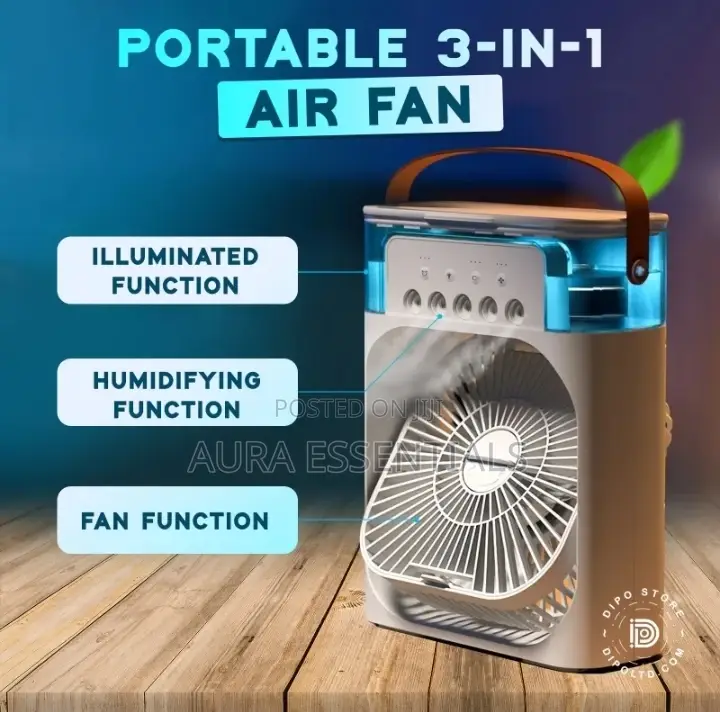 Portable Humidifier Air Cooler Mist Fan Mini Cooler
