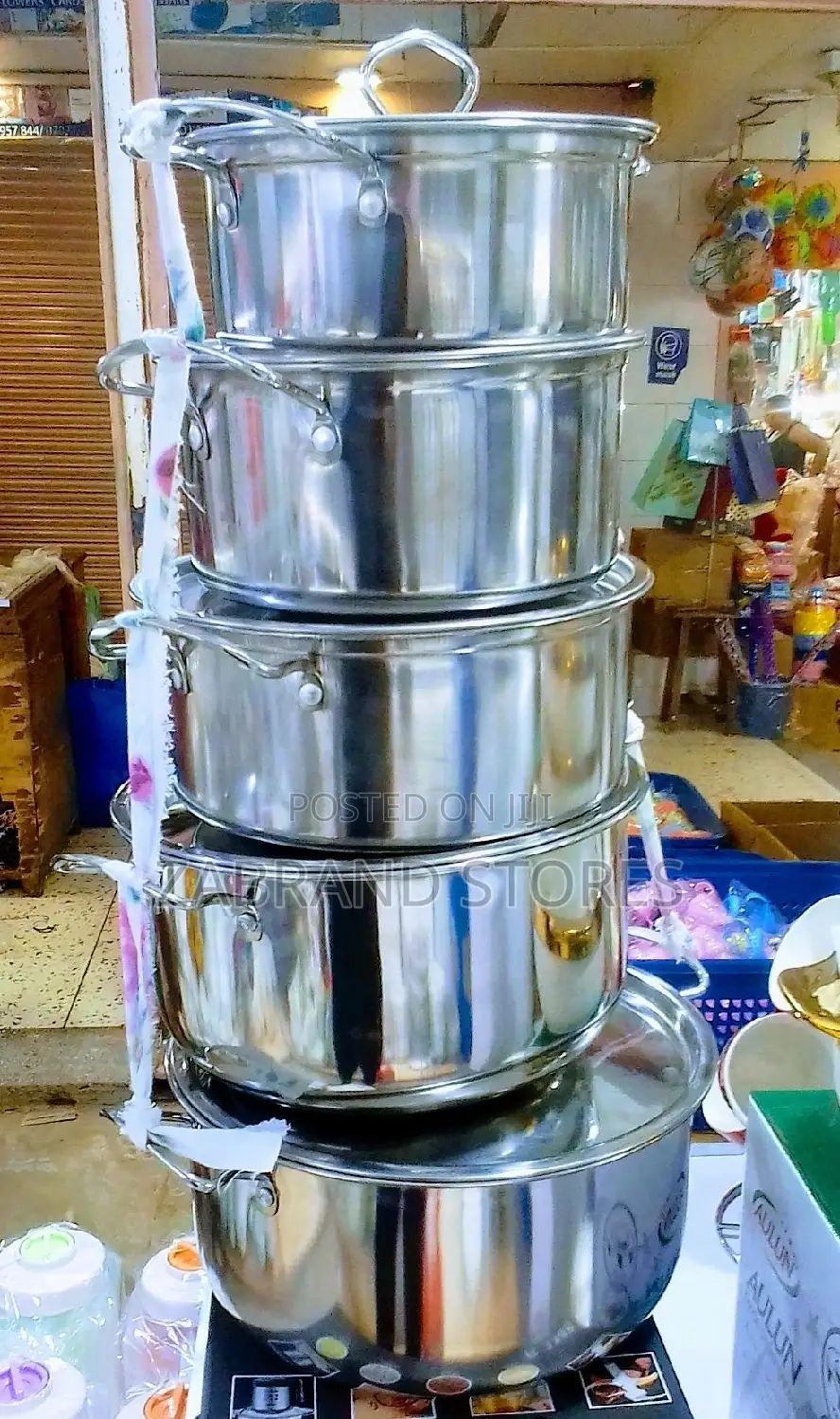 Multipurpose 5 PCS Stainless Steel Dishes