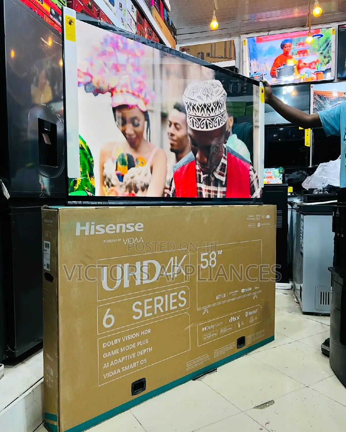 58inches Hisense Uhd Smart TV
