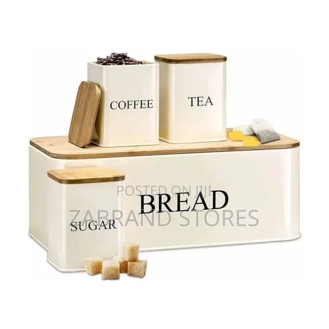 Bread Bin Storage Set 4pcs