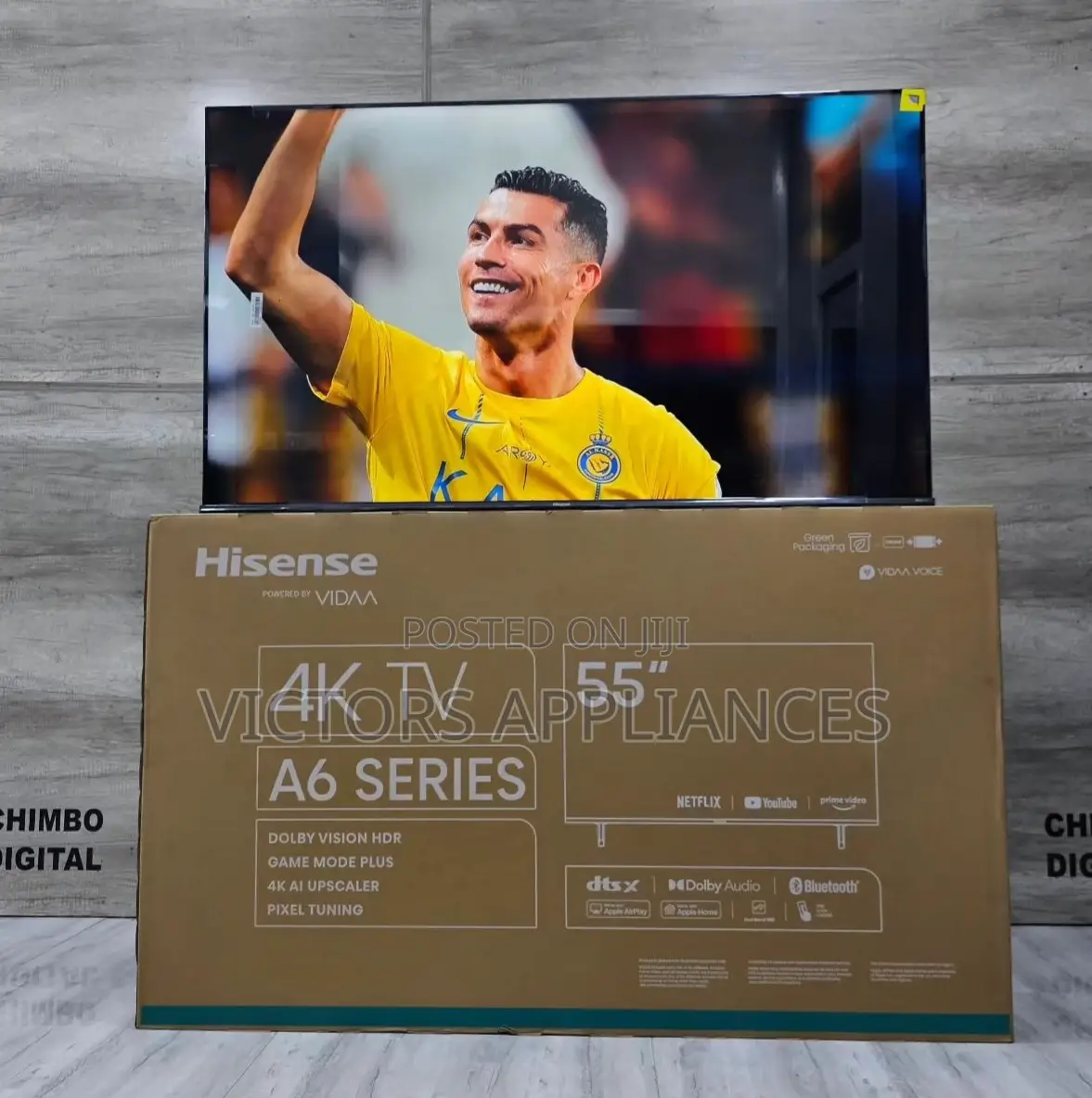 NEW MODEL Hisense 55inch UHD Smart TV With Apple Airplay