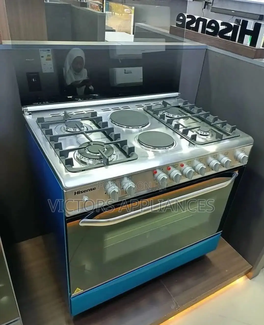 Hisense Cooker 90x60cm 4gas 2electric