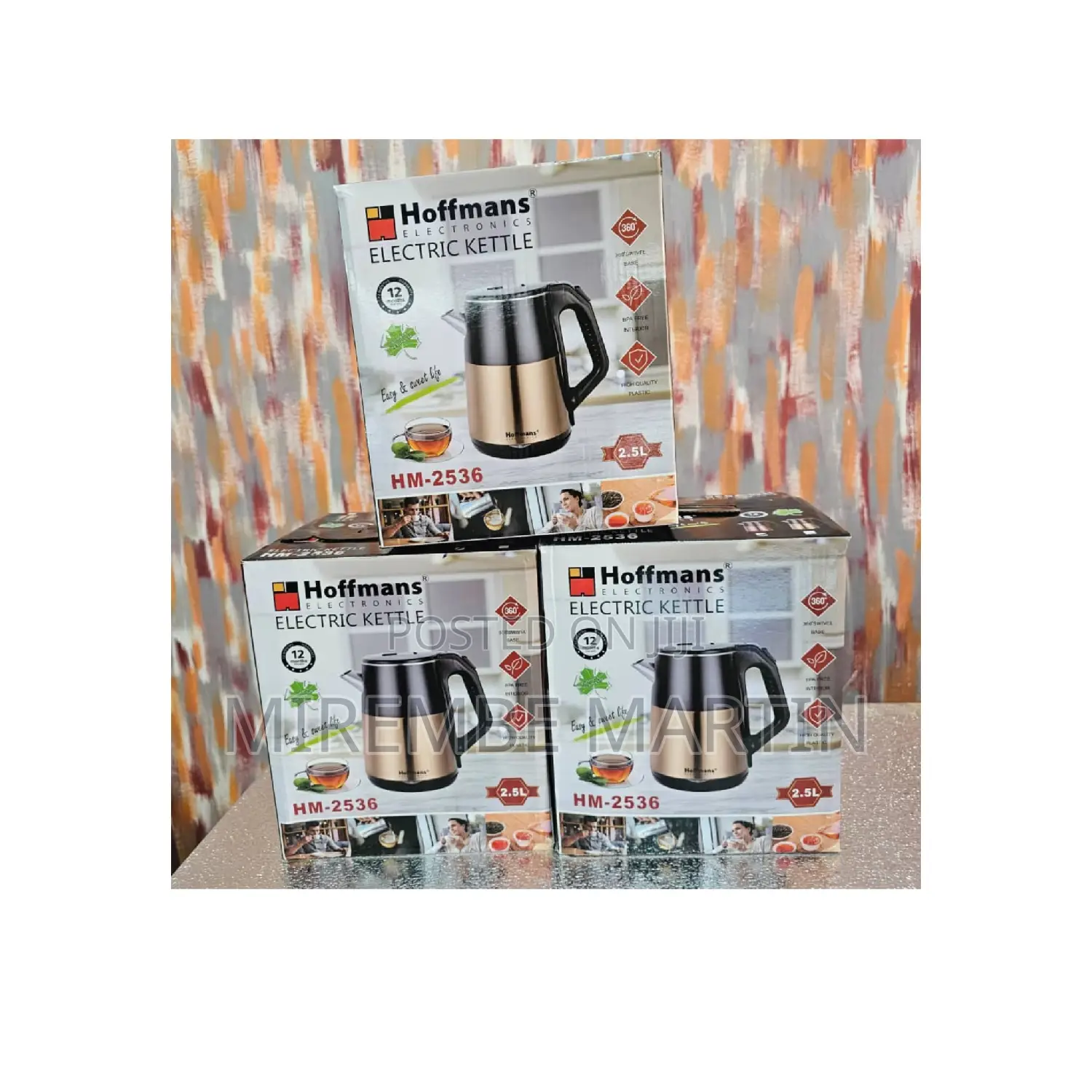 Hoffmans 2.5L Electric Kettle.