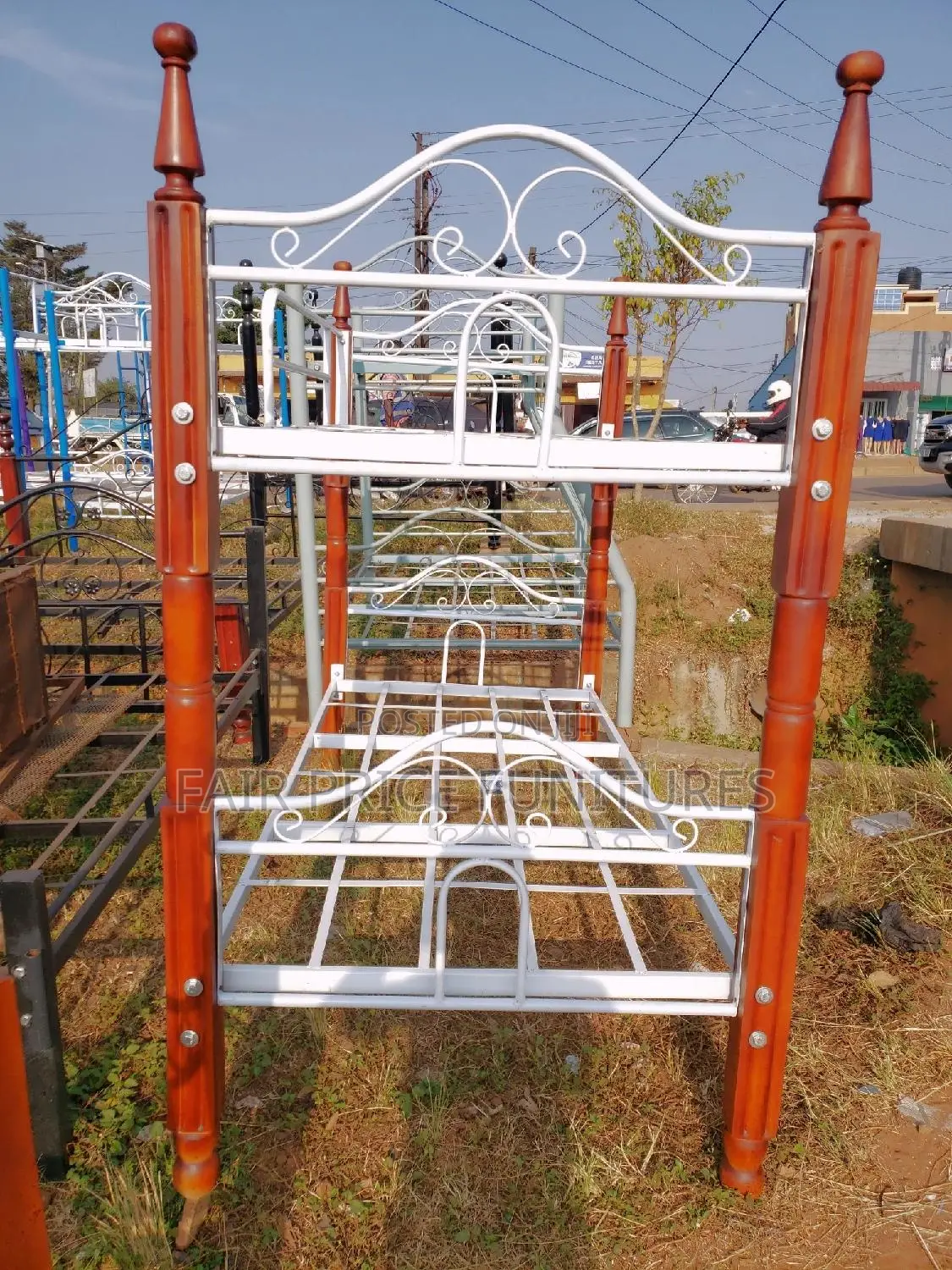 Timber and Metal Double Decker