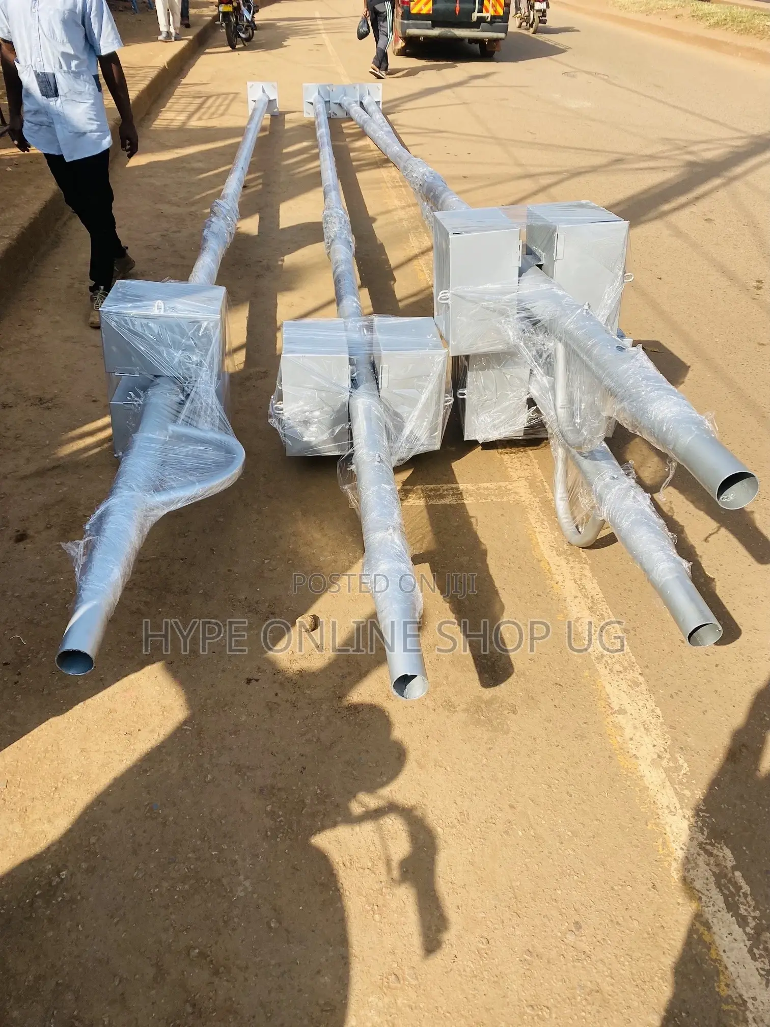Street Solar Light Poles 7,8mtres