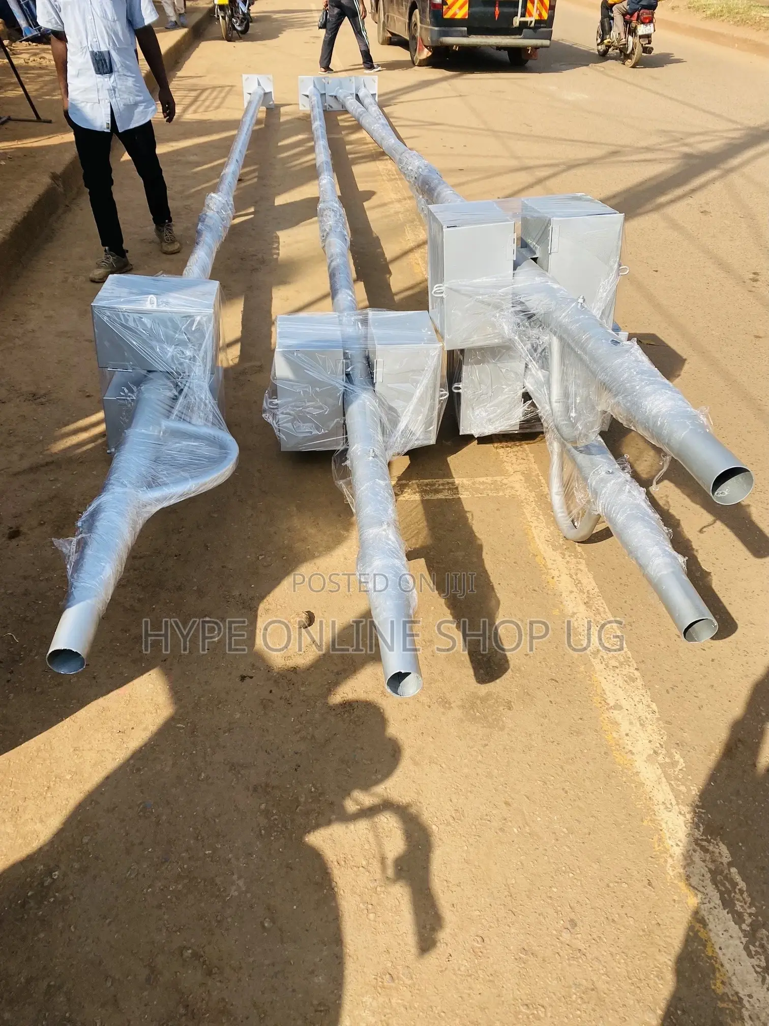 Street Solar Light Poles 7,8mtres