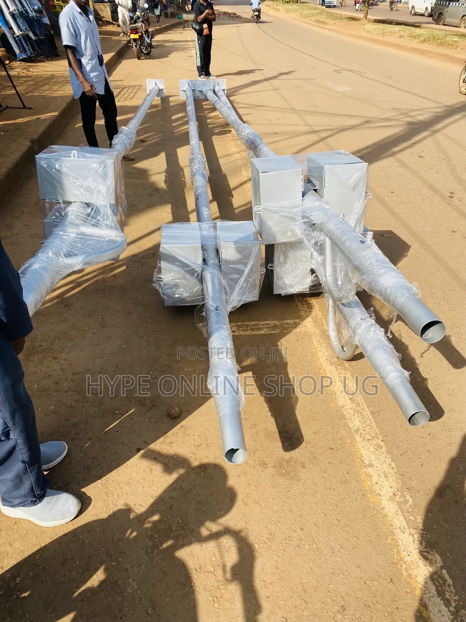 Street Solar Light Poles 7,8mtres