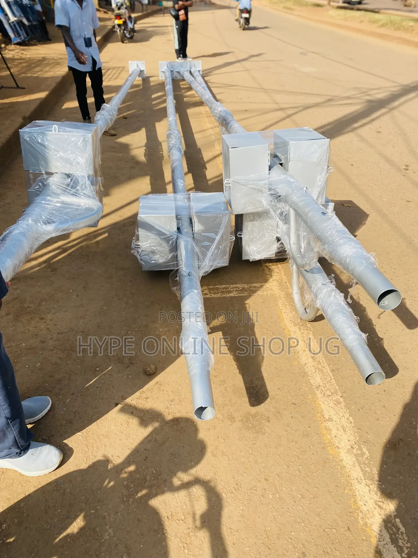 Street Solar Light Poles 7,8mtres