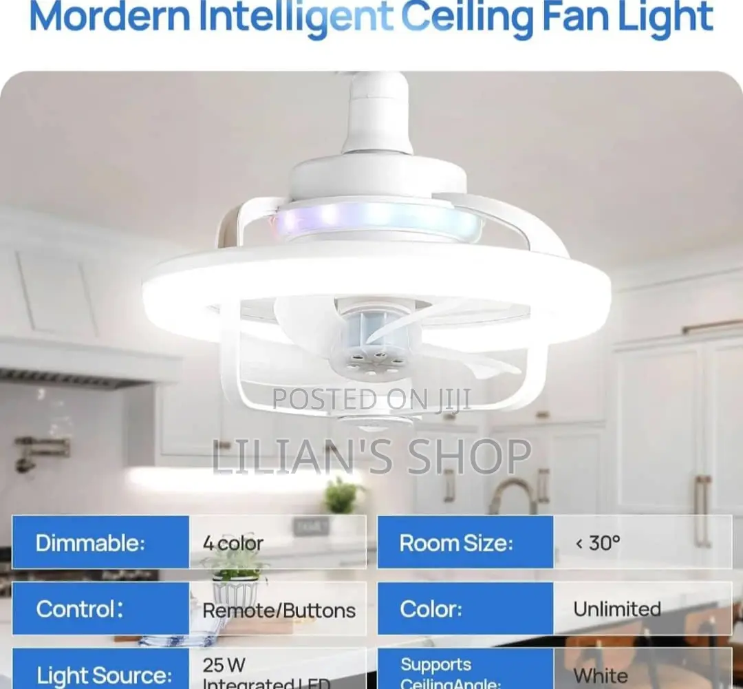 Modern Intelligent Rotating Ceiling Fan