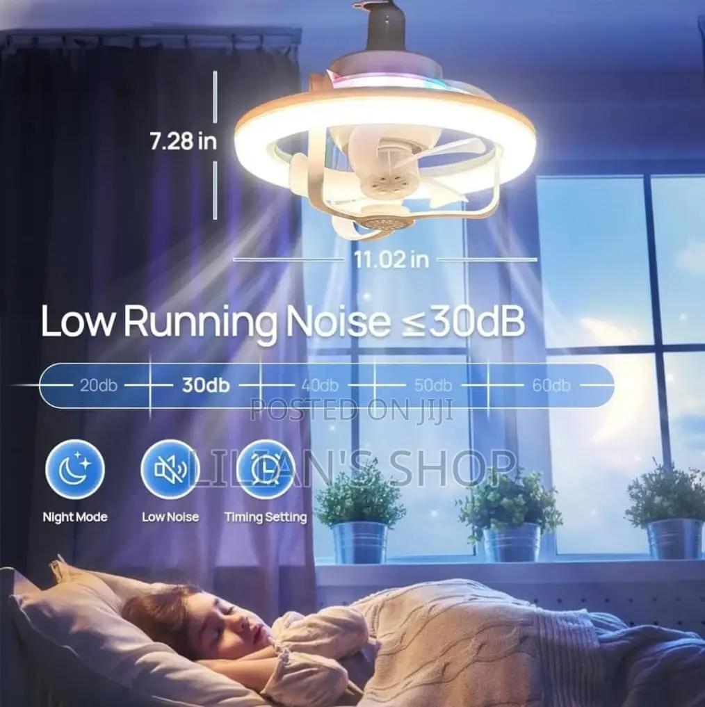 Modern Intelligent Rotating Ceiling Fan