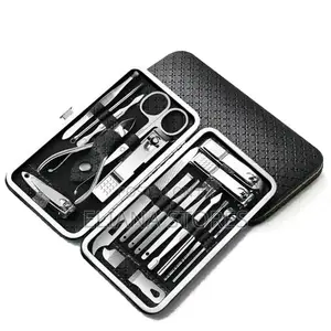 19 PCS Manicure Nail Set Clippers Pedicure Kit