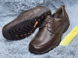 Original Low Brown Clarks Casual Leather Formal Shoes