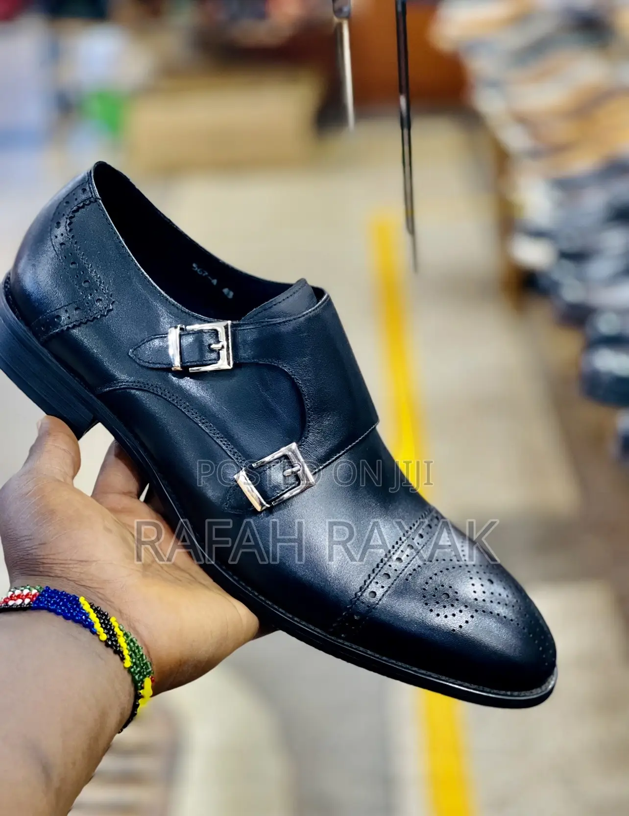 Original Men’S Double Buckle Formal Gentle Leather Shoes