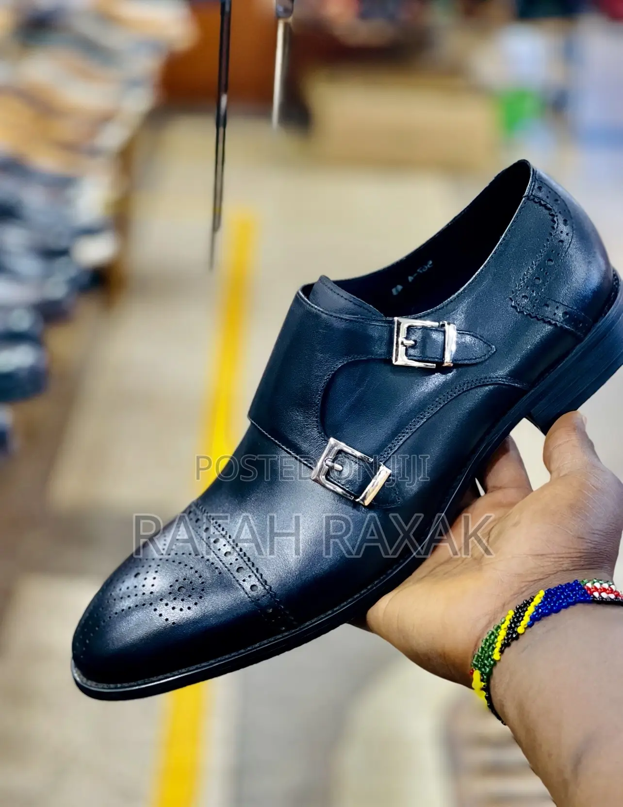 Original Men’S Double Buckle Formal Gentle Leather Shoes