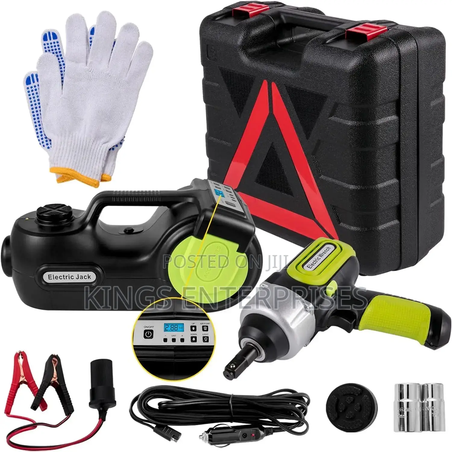 3 in 1 Portable Electric Car Jerk and Pump