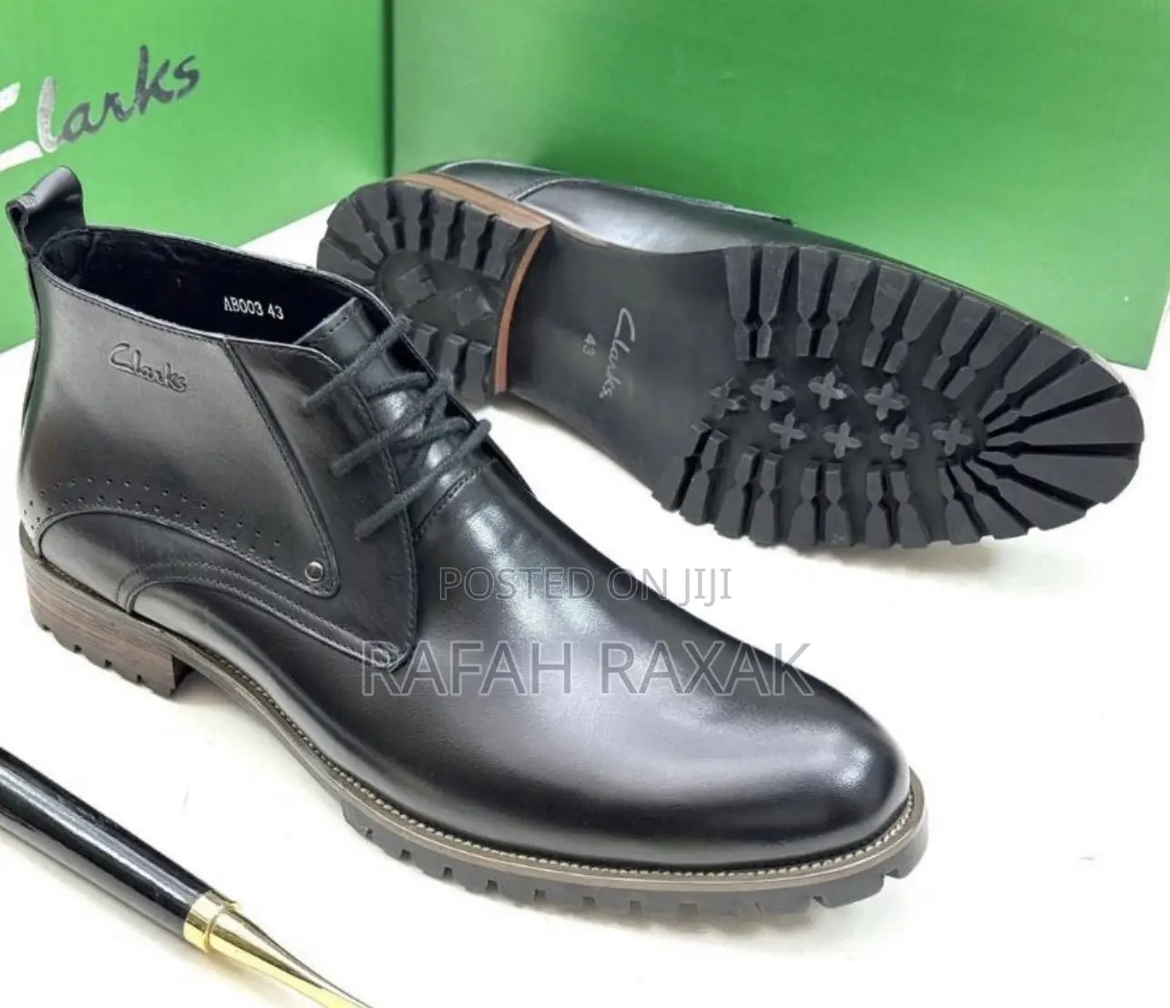 Original Clarks Gentle Premium Leather Ankle Boots