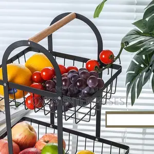 2 Tier Fruit Basket With Handle