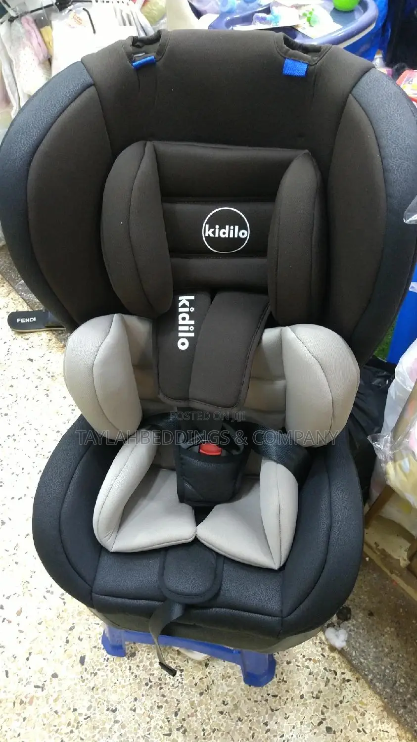 Kidilo Ultra Safe Kids Babies Car Seat (Gray Black)