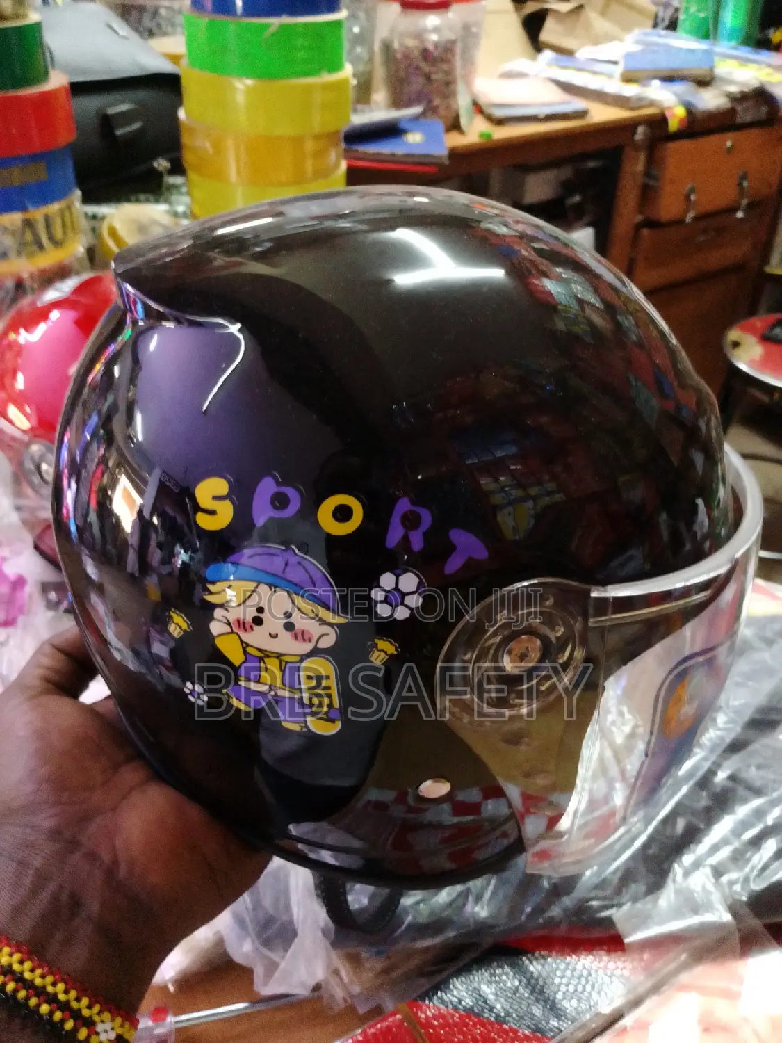 Kids Helmet HGV Black