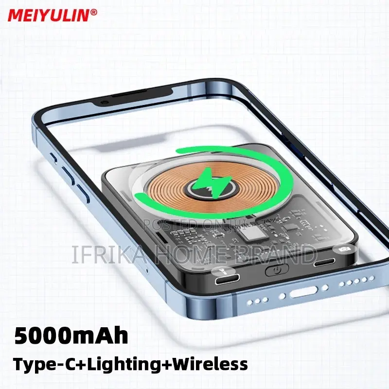 10000mah Magnetic Power Bank 15W Wireless Fast Charger