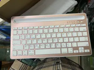 Bluetooth Rechargeable 3.0 Wireless Keyboard Phone Stand