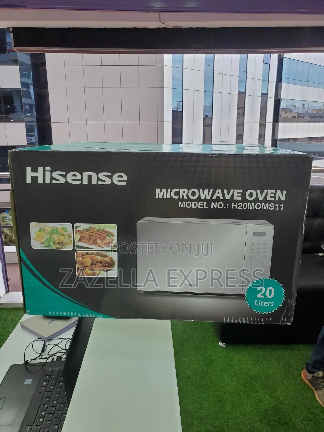 Hisense Microwave Oven 20l Silver | H20moms11