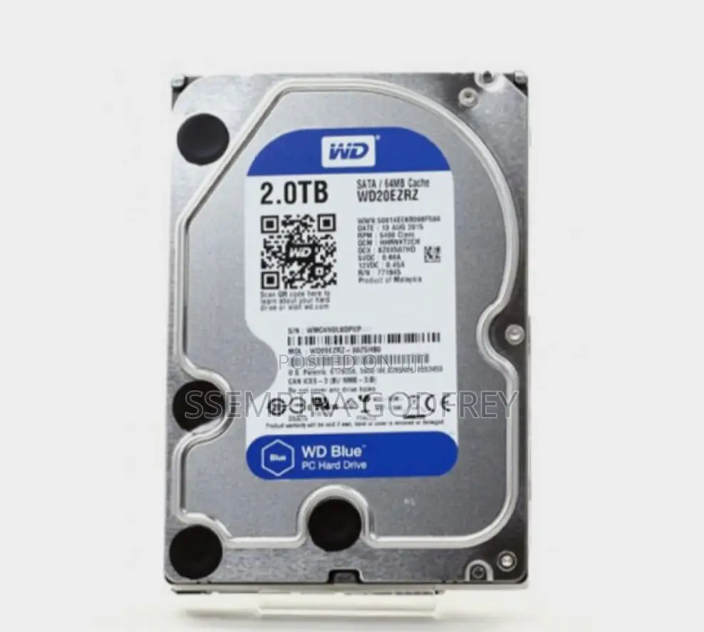 Internal Hard Drive 2TB Western Digital