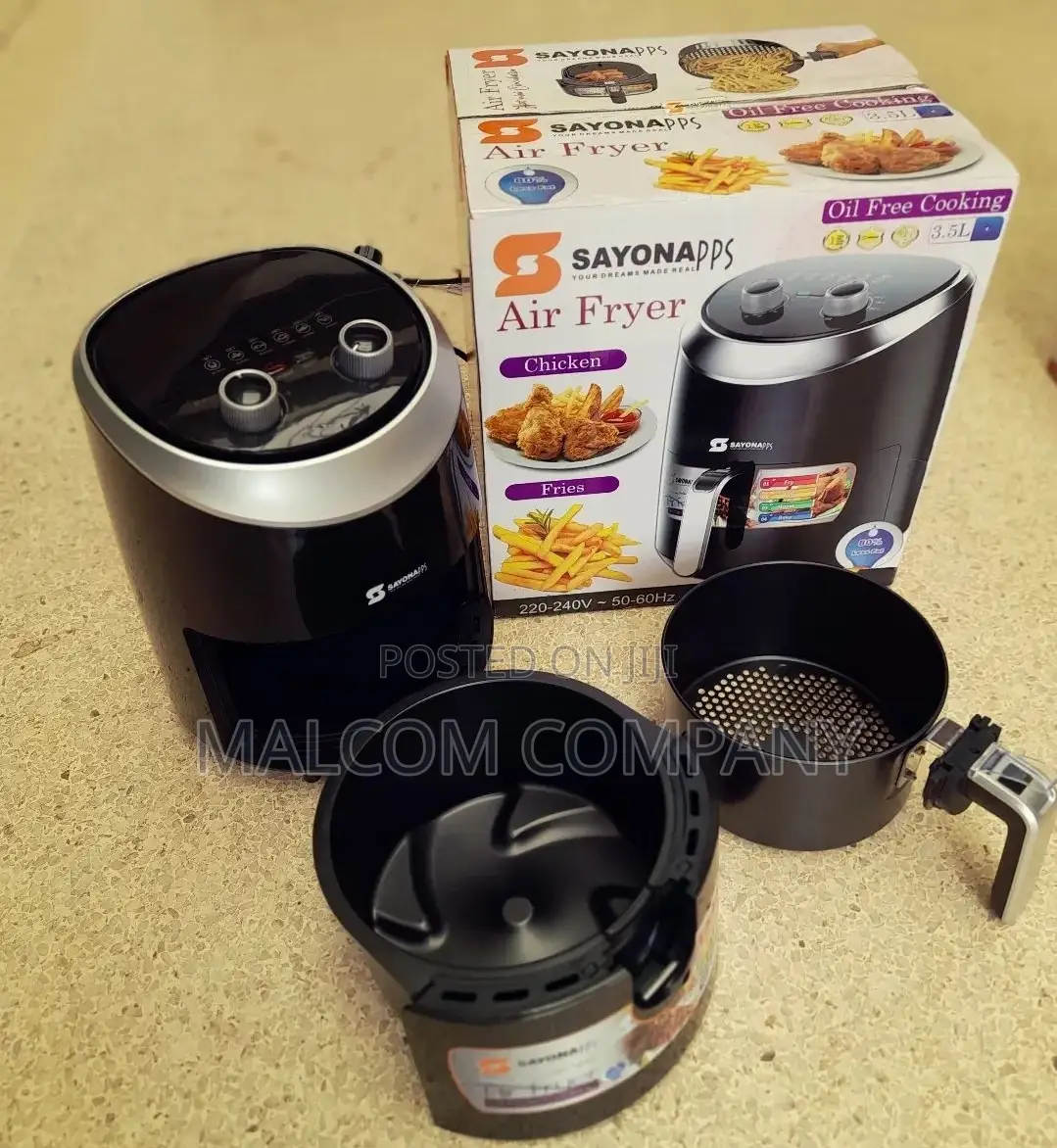 Sayona Air Fryer 3.5l Oil Free Cooking